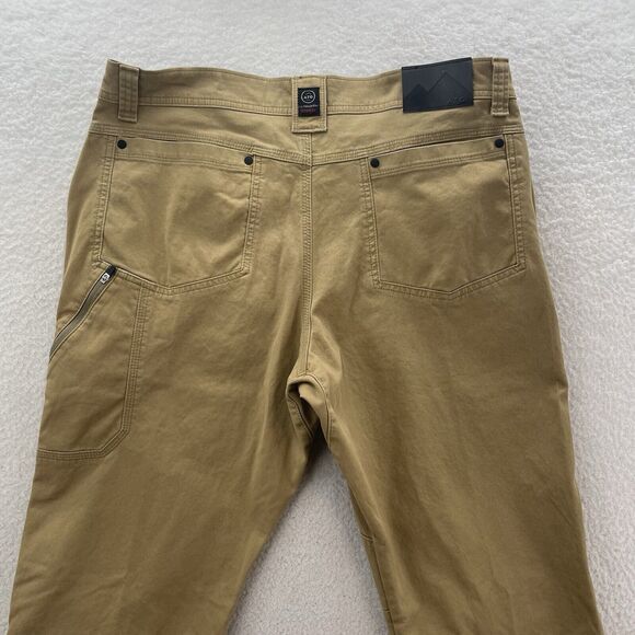 Wrangler All Terrain Gear Men's 40x32 Brown Double Knee Reinforced Utility Pants - Picture 9 of 13